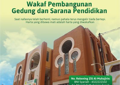 Wakaf Pembangunan Gedung Dan Sarana Pendidikan