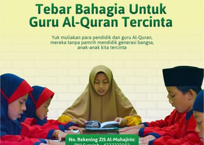 Tebar Bahagia Untuk Guru Al-Quran Tercinta